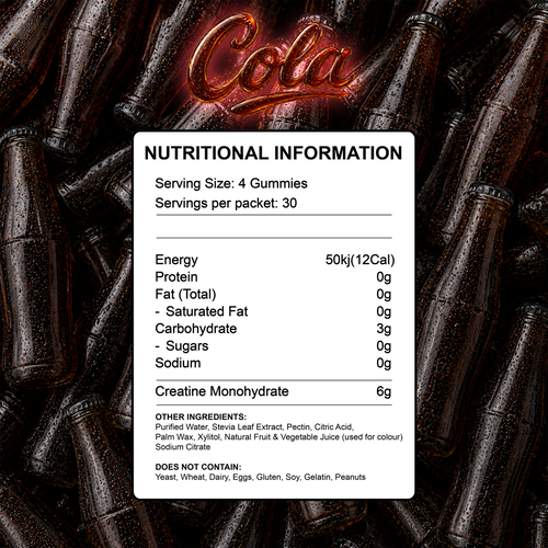 Cola Flavour - Nutritional Panel